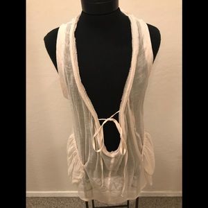 Creme BULLY Sz L Pullover Tunic